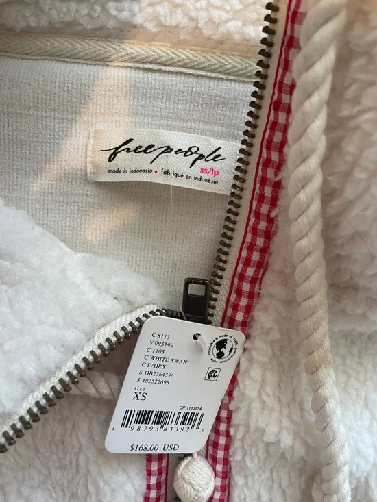 Free People Alpine Sherpa Jacket- Size XS - Picture 4 of 7